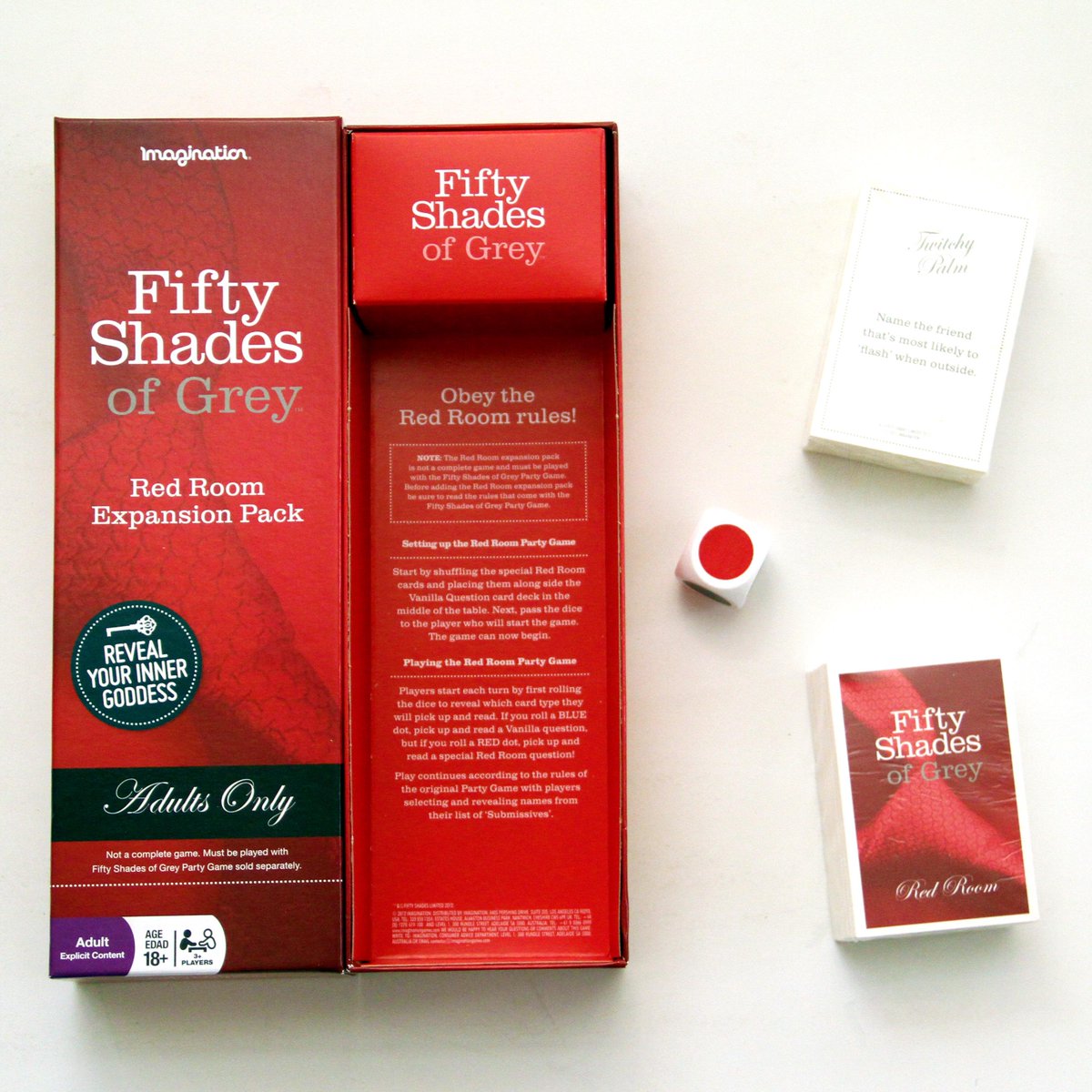 Fifty Shades of Grey Red Room Expansion Pack RRP 13.99 CLEARANCE XL 7.99